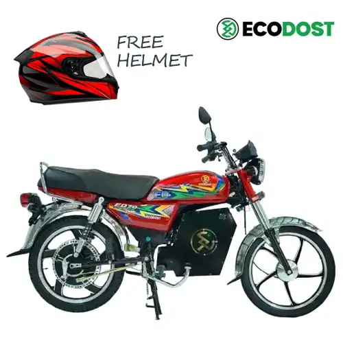 Electric Bike ED-70 Plus with Free Helmet - Eco Dost