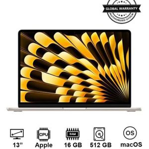 New 2026 MacBook Air MDHA4 13 Inch Display | M5 Air 10-Core CPU 8-Core GPU | 16GB RAM | 512GB SSD | macOS | English Keyboard | International Version | Starlight