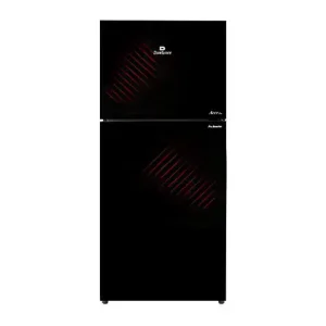 DAWLANCE Acce Pro Glass Door Inverter Freezer-on-top Refrigerator (9173-WB)-Crimson Red - ISPK-0600