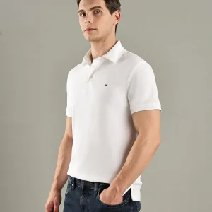 Tommy Hilfiger Men's Knit Polo - White